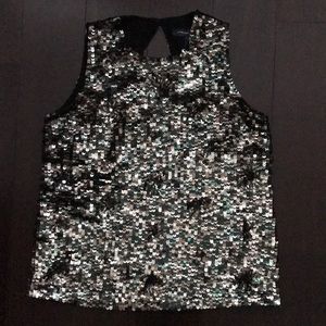 French connection sequin tank